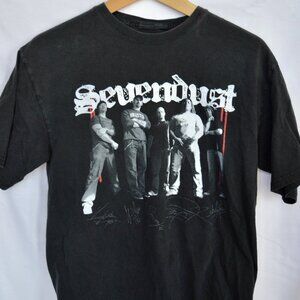 2007 Sevendust Double Sided Album Cover Tee